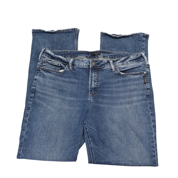Silver Jeans Co. Denim - Silver Jeans Co Avery Slim Bootcut Jeans Blue W94627SDG332 SZ 18 L33